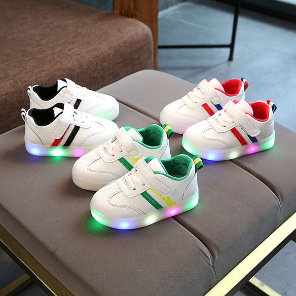 Zapatillas LED Kimmy Blancas - Iluminadas y Modernas
