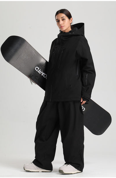 Chaqueta Esquí Hombre Impermeable Transpirable Corte Holgado con Cierre - Image 19