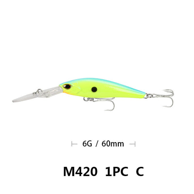 Señuelo Minnow Lua Bait 9cm - Pala Bucal Profunda para Pesca de Agua Dulce y Salada - Image 4