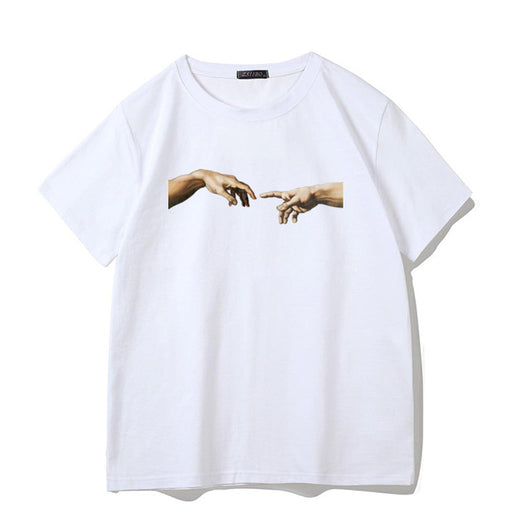 Camiseta de Hombre Estampado Cómico Street Hip Hop - Image 19