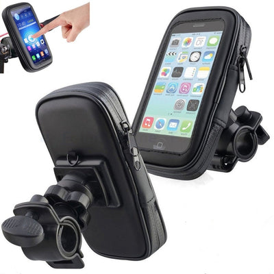 Soporte Impermeable para Celular en Bicicleta y Motocicleta