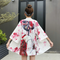 Cardigan Fino Estampado Flor de Grulla
