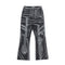 Calça Jeans Reta Metal Spray High Street - Estilo Urbano