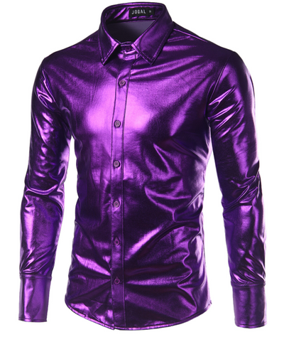 Camisa Negra Brillante - Image 9