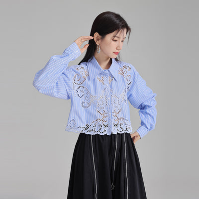Blusa Calada de Crochet para Mujer - Colección Otoño - Image 8