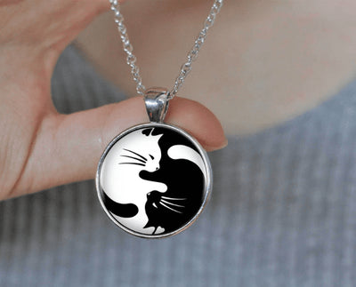 Collar Colgante Gato Yin & Yang - Image 2
