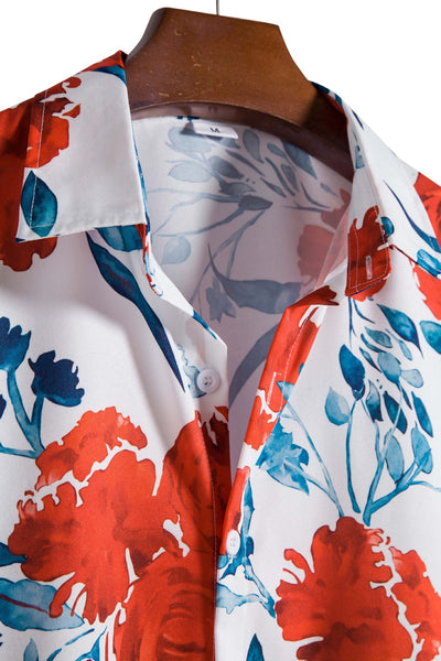 Camisa Casual de Solapa con Estampado Floral - Image 11