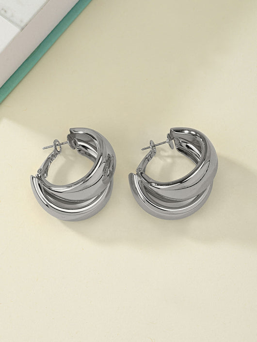 Aretes Redondos de Diseño Contemporáneo Europa América - Estilo Personalizado - Image 6