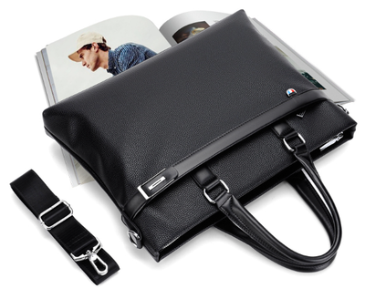 Maletín Ejecutivo de Cuero Suave Gran Capacidad para Hombre - Image 26