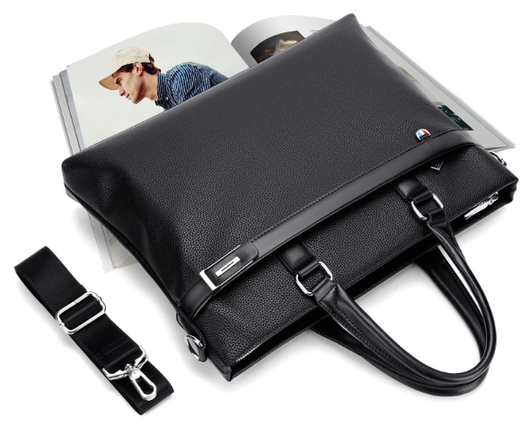Maletín Ejecutivo de Cuero Suave Gran Capacidad para Hombre - Image 26