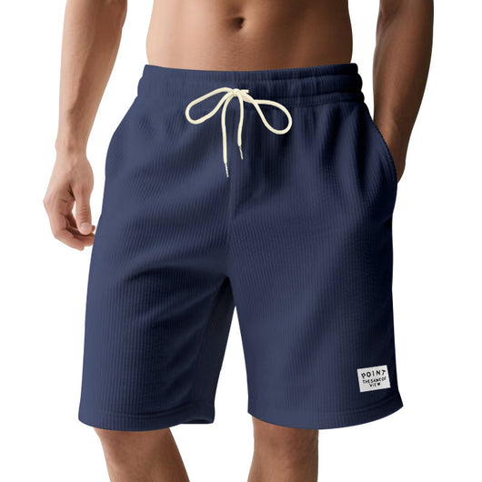 Shorts Holgados de Lino para Hombre - Corte Recto y Cierre de Cordones - Image 29