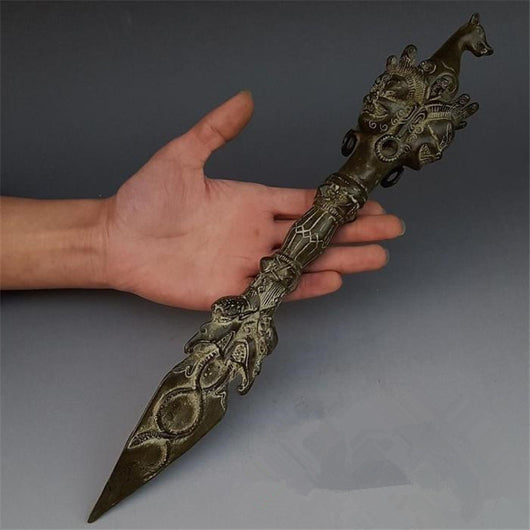 Vajra y Mortero Ritual Tau King - Herramientas Espirituales Tradicionales - Image 6