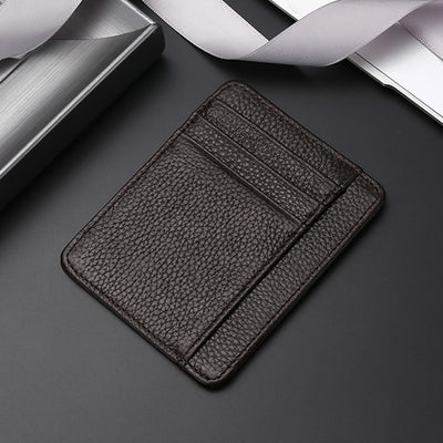 Cartera Minimalista de Cuero Genuino - Portacédulas Premium - Image 3