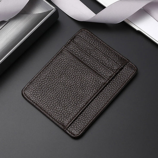 Cartera Minimalista de Cuero Genuino - Portacédulas Premium - Image 3