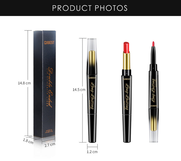 Labial Doble Punta Mate Hidratante