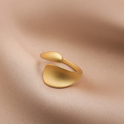 Anillo de Oro Mate Estilo Frío - Diseño Premium con Personalidad - Image 5