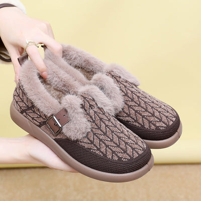 Zapatos de Algodón Aislados con Forro Polar Extra Grueso para Mujer - Image 3