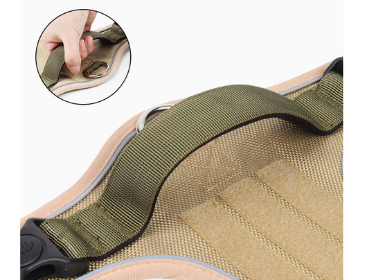 Arnés Reflectivo de Pecho para Perros Grandes con Protección de Impacto - Image 8