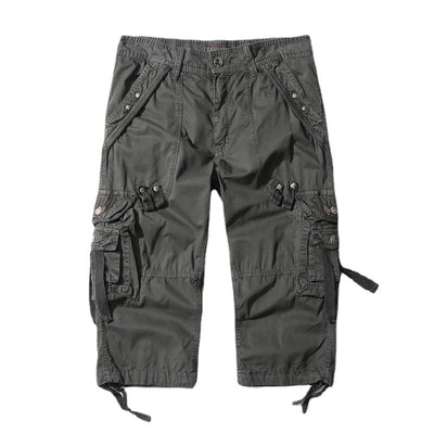 Pantalones Cortos Cargo con Múltiples Bolsillos para Playa - Image 5
