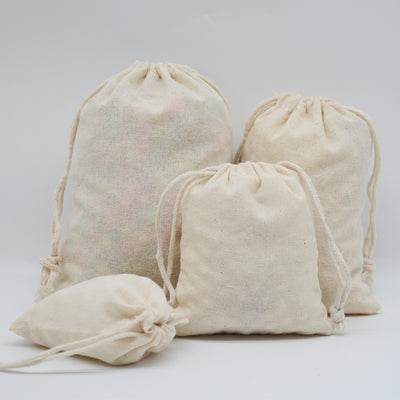 Bolsas de Algodón Puro con Cordón Bundle - Bolsas de Almacenamiento Sostenibles - Image 10