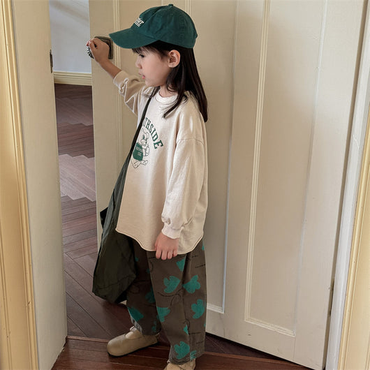 Pantalones Casuales de Algodón Lavado para Niños - Image 24