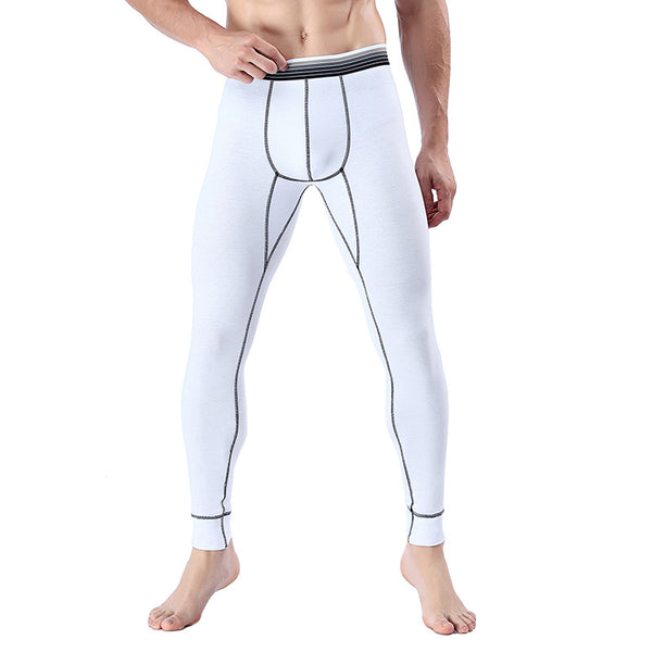 Pantalones Térmicos Cortos de Algodón para Hombre - Ajuste Abdominal Slim - Image 3