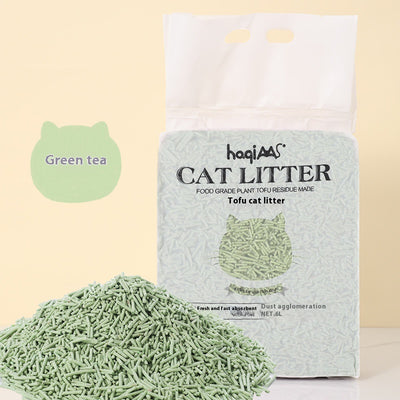 Arenilla para Gatos de Tofu Natural 6L - Té Verde y Plantas - Image 6