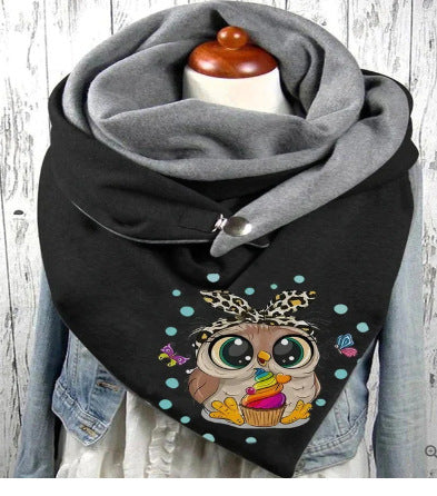 Bufanda de Algodón Cálida con Botones para Mujer - Image 7