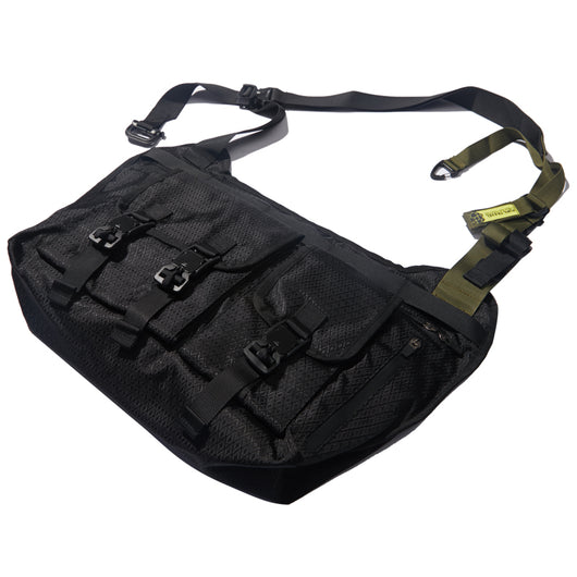 Bolsa Mensajera Funcional Hip-hop Urbana con Múltiples Compartimentos - Image 7