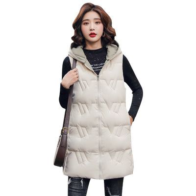 Abrigo Parka Acolchado Reversible con Capucha para Mujer - Image 10