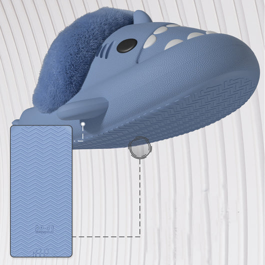 Pantuflas Tiburón Invierno Desmontables - Cálidas y Acogedoras para Casa - Image 23