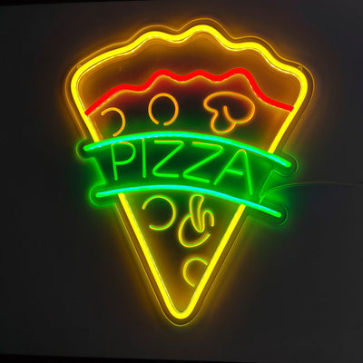 Letrero Neón LED Hamburguesa y Pizza - Image 6