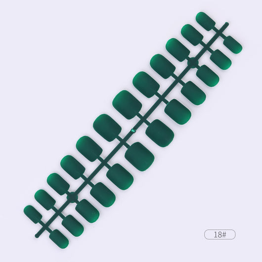 Uñas Postizas Adhesivas de Colores Sólidos - Set de 24 Piezas - Image 18