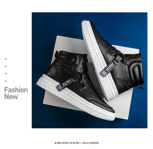 Botines Blancos para Hombre Estilo Coreano - Image 13