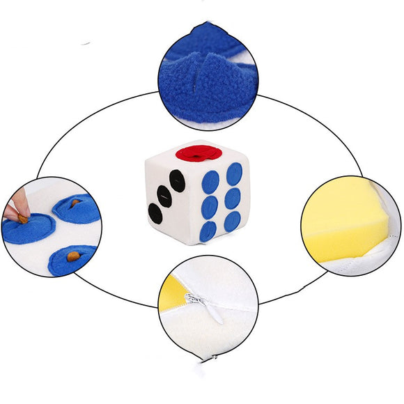 Juguete Interactivo de Dados de Colores para Perros - Entrenamiento y Enriquecimiento