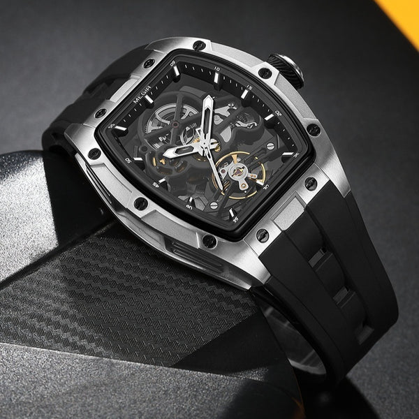 Reloj Mecánico para Hombre con Diseño Esqueletizado