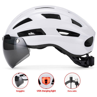 Casco Ciclista con Gafas Magnéticas y Lentes Fotocromáticas - Image 26