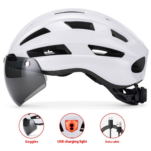 Casco Ciclista con Gafas Magnéticas y Lentes Fotocromáticas - Image 26