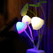 Lámpara Hongo LED con Sensor de Luz, 3 Colores