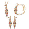 Conjunto de Joyería Nupcial Pavo Real de Cristal Creativo