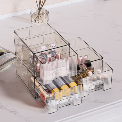 Organizadores de Acrílico Transparente Apilables - Cajones para Maquillaje, Cocina y Hogar - Image 12