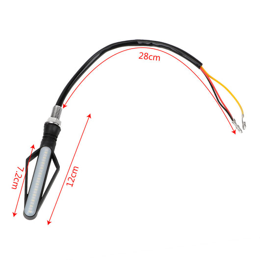 Direccionales LED Secuenciales para Moto con Luz de Freno - Image 4