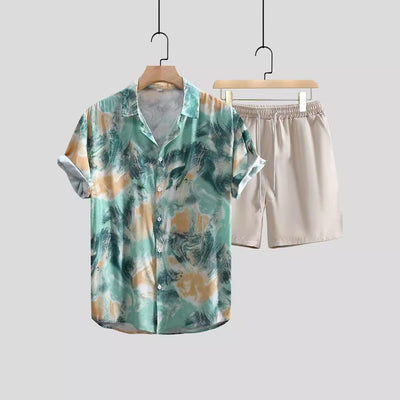 Camisa Casual Estampada de Manga Corta para Hombre - Image 3