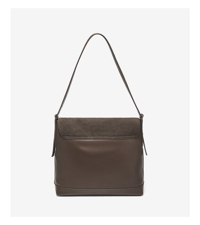 Bolso de Hombro Ante Sintético con Gran Capacidad y Correa Cruzada - Image 17