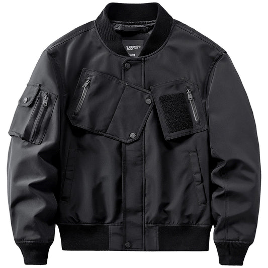 Chaqueta de Béisbol Suelta y Elegante