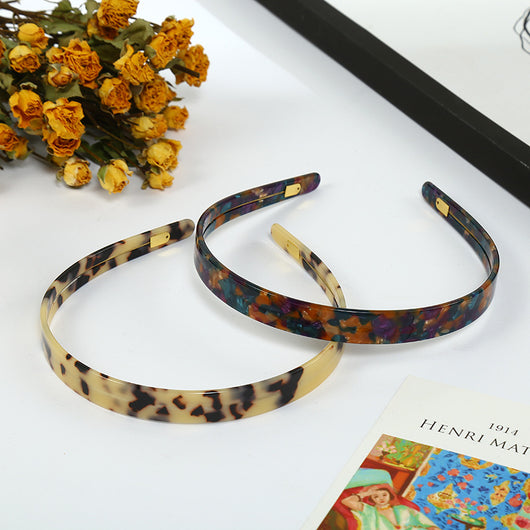 Diadema de Acetato Estilo Coreano Color Carey - Image 14
