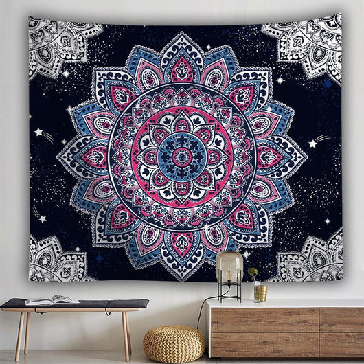 Tapiz Mandala Azul