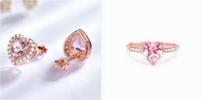 Anillo Corazón Melocotón en Plata de Ley S925 para Mujer - Image 8