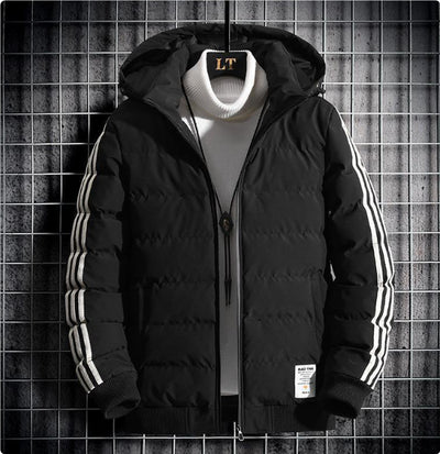 Abrigo Acolchado de Algodón para Hombre Estilo Coreano Invierno - Image 10