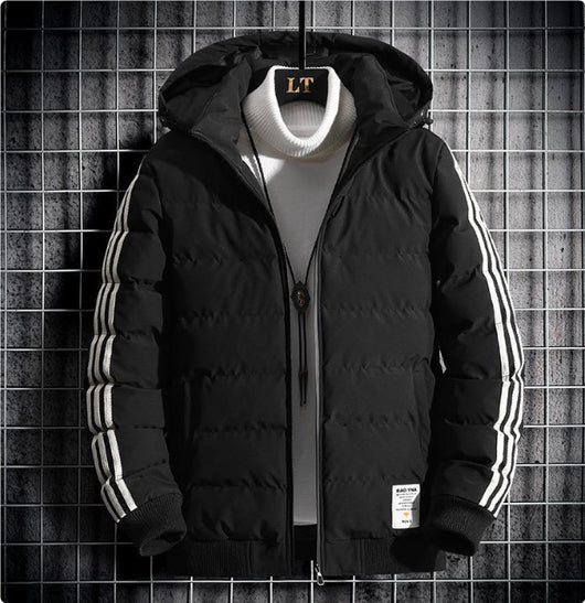 Abrigo Acolchado de Algodón para Hombre Estilo Coreano Invierno - Image 10